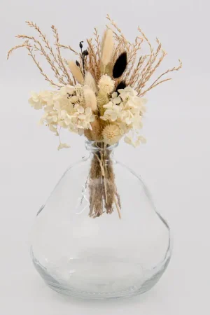 Boite de fleurs séchées noires Vente Directe